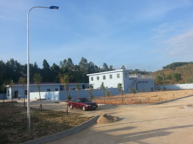 Khu xử lý lắng lọc - Nhà máy nước Đá Bàn Thị xã Ninh Hòa